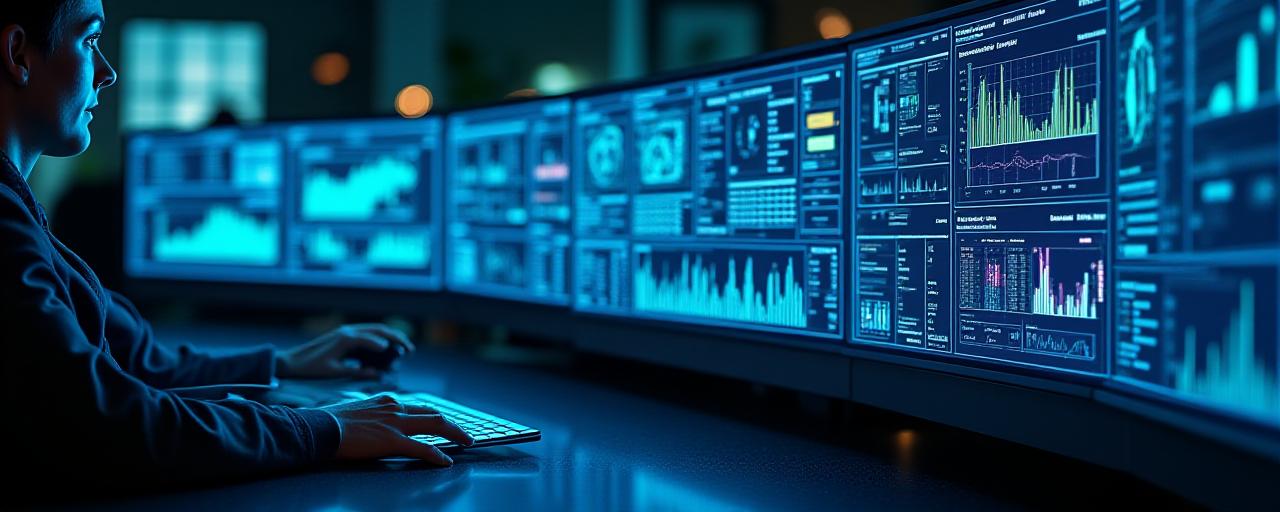 Data analytics and machine learning dashboard overview